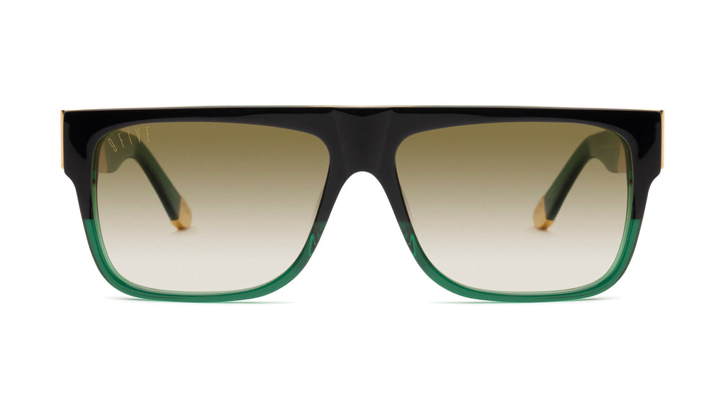 9FIVE 22 Tundra Green - Sepia Gradient Sunglasses