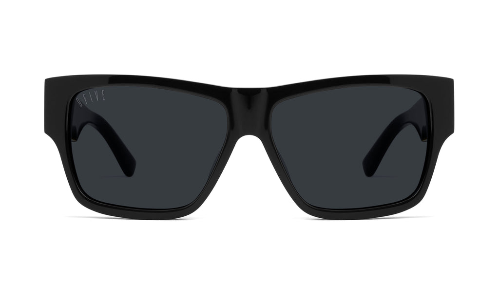 9FIVE Lincoln Black & 24k Gold Sunglasses