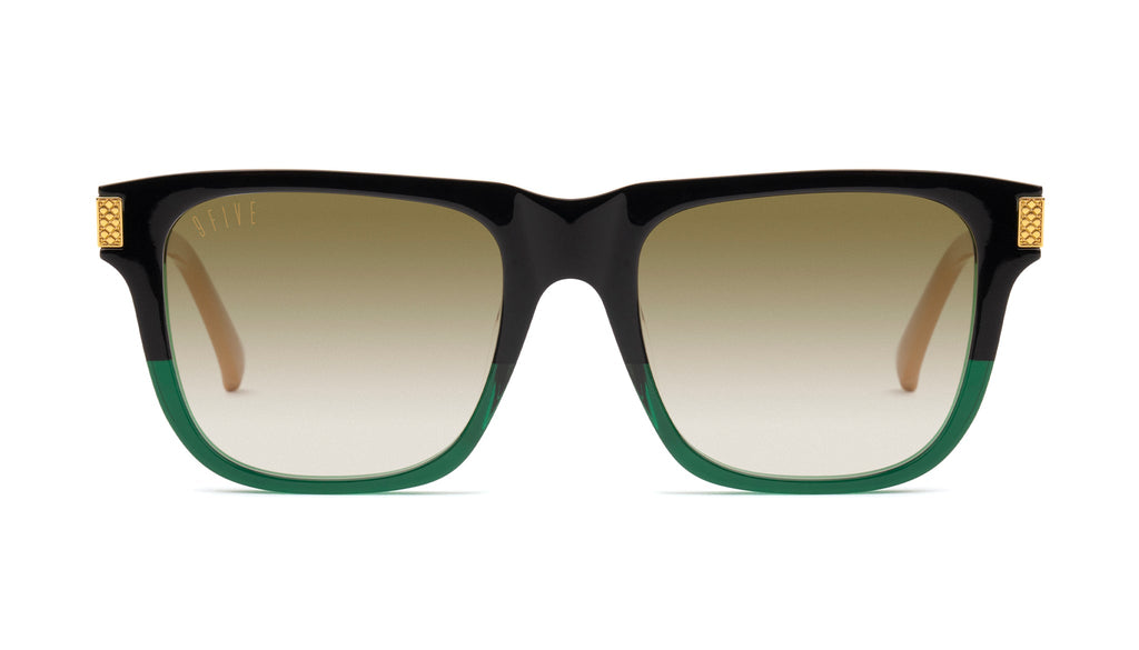 9FIVE Ocean Tundra Green - Sepia Gradient Sunglasses
