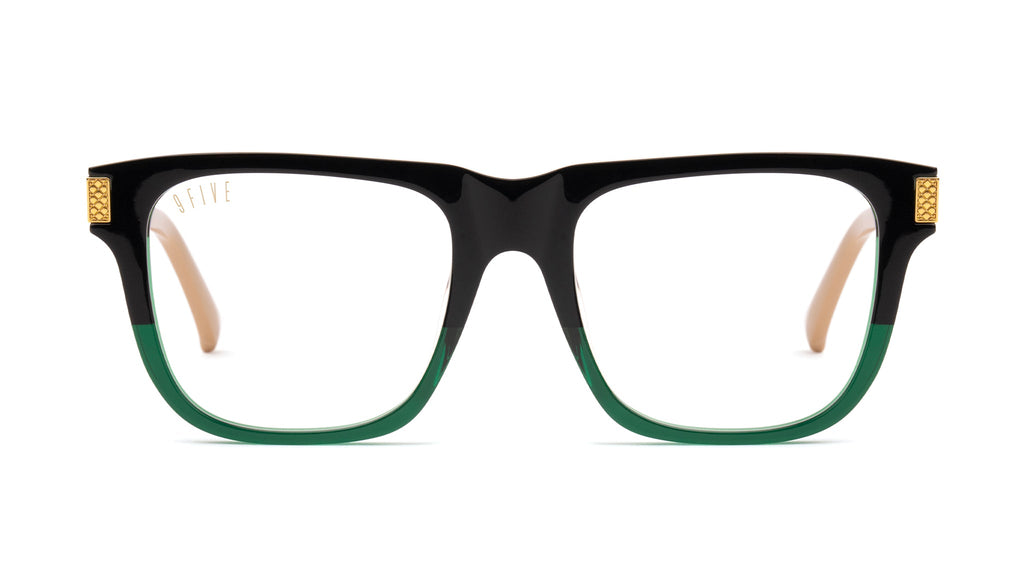 9FIVE Ocean Tundra Green Clear Lens Glasses