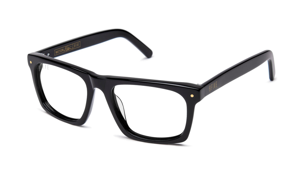 9FIVE Watson Black Clear Lens Glasses