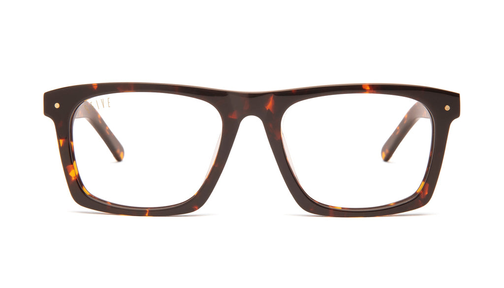 9FIVE Watson Tortoise Clear Lens Glasses