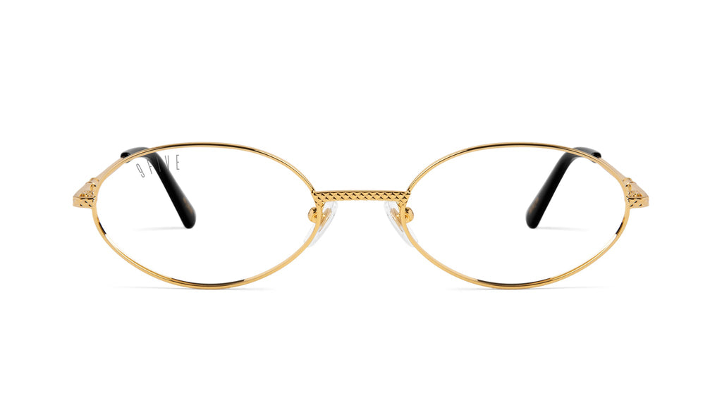 9FIVE 40 24k Gold Clear Lens Glasses