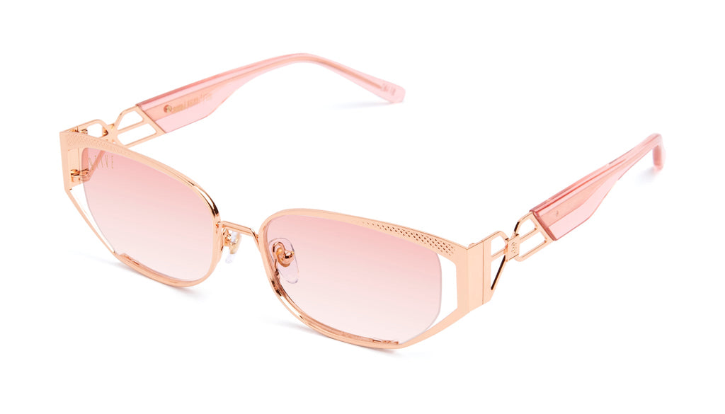 9FIVE Cross Rose Gold - Rose Gradient Sunglasses