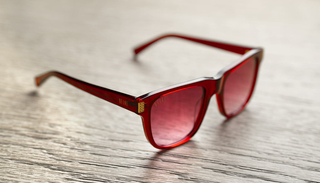 9FIVE Ocean Ruby & 24K Gold - Ruby Gradient Sunglasses