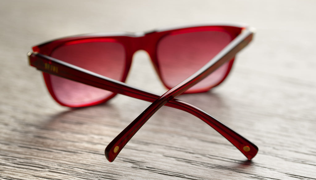 9FIVE Ocean Ruby & 24K Gold - Ruby Gradient Sunglasses