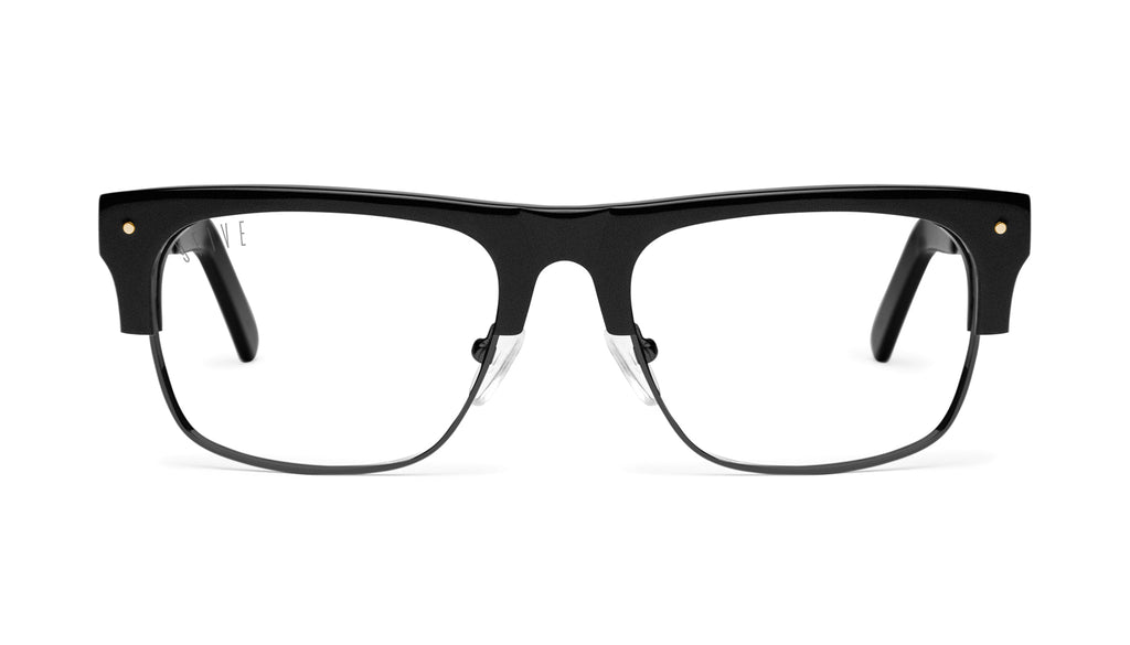 9FIVE Watson 2 Matte Blackout Clear Lens Glasses